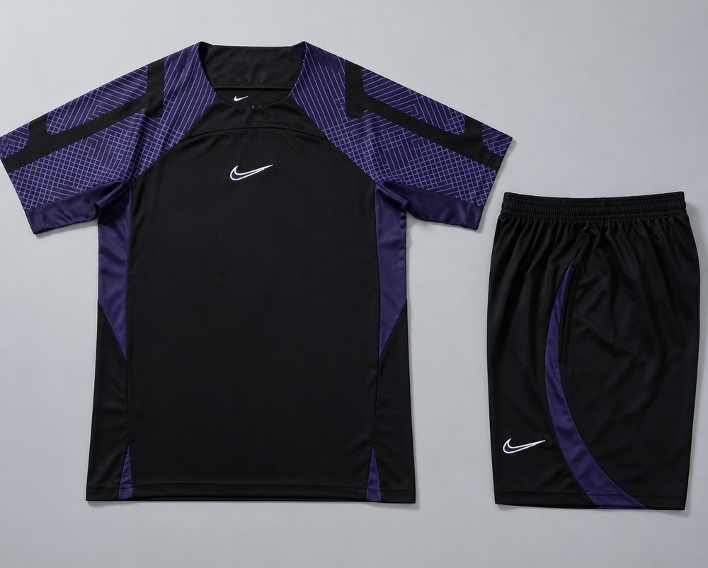 Nike Strike black purple training kit — football kit UAE