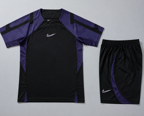 Nike Strike black purple training kit — football kit UAE