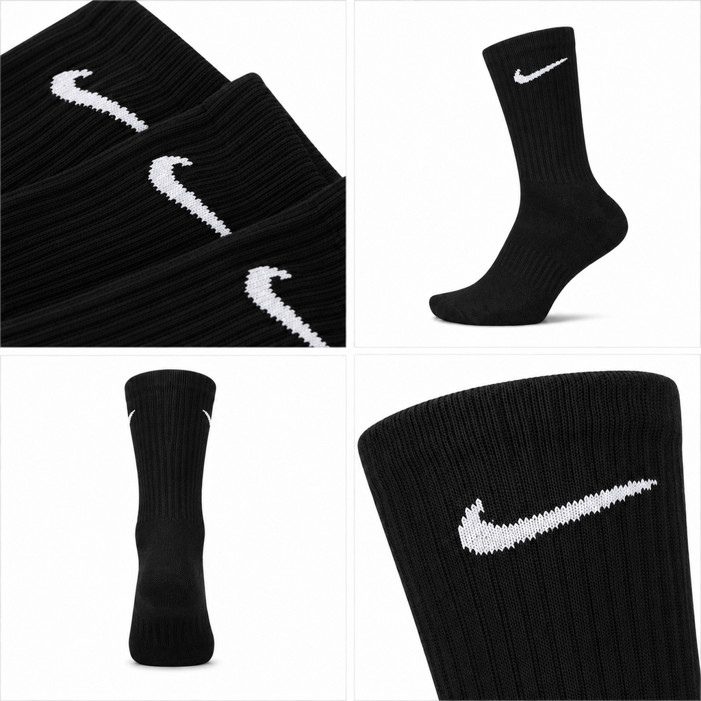 Nike performance socks black — athletic accessories UAE