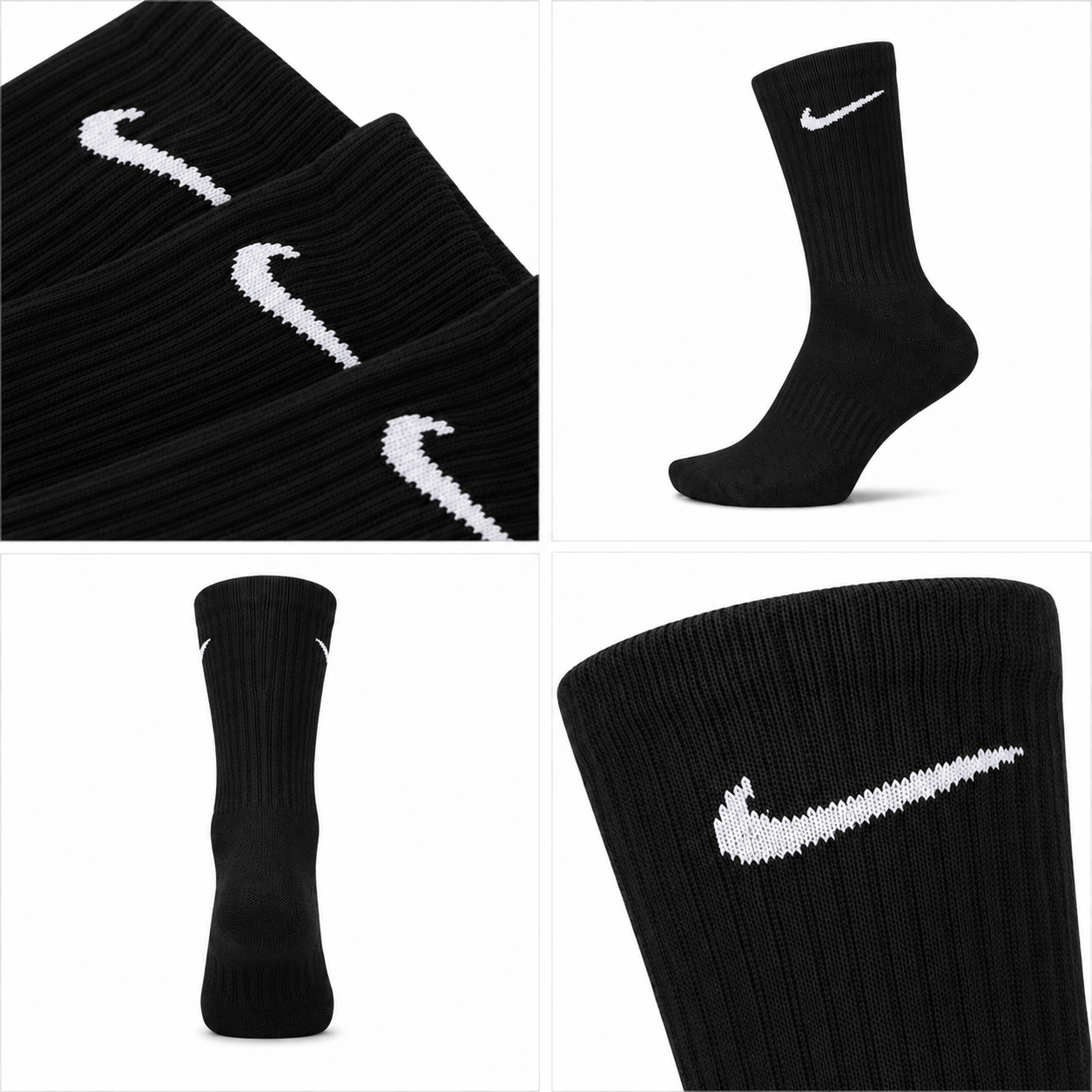 Nike performance socks black — athletic accessories UAE