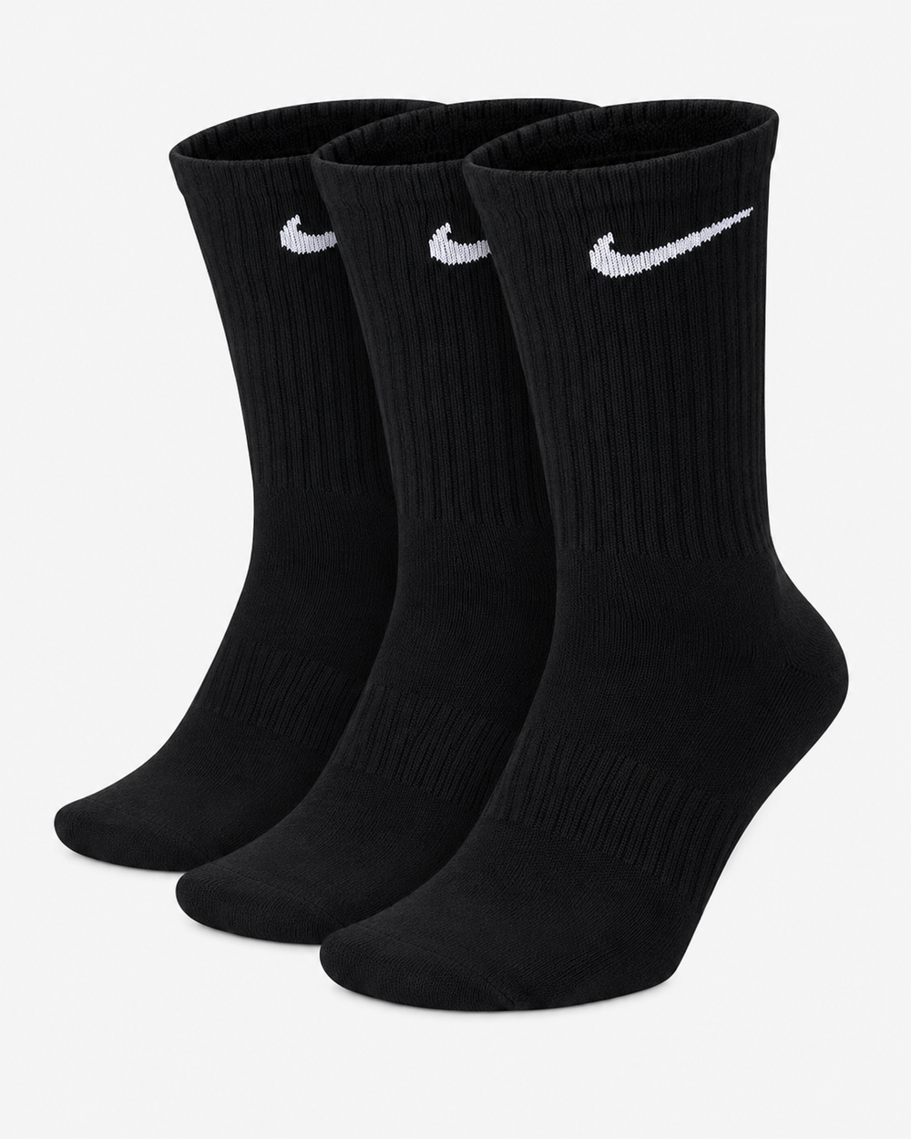 Nike Performance Crew Socks black 3 pack — gym accessories UAE