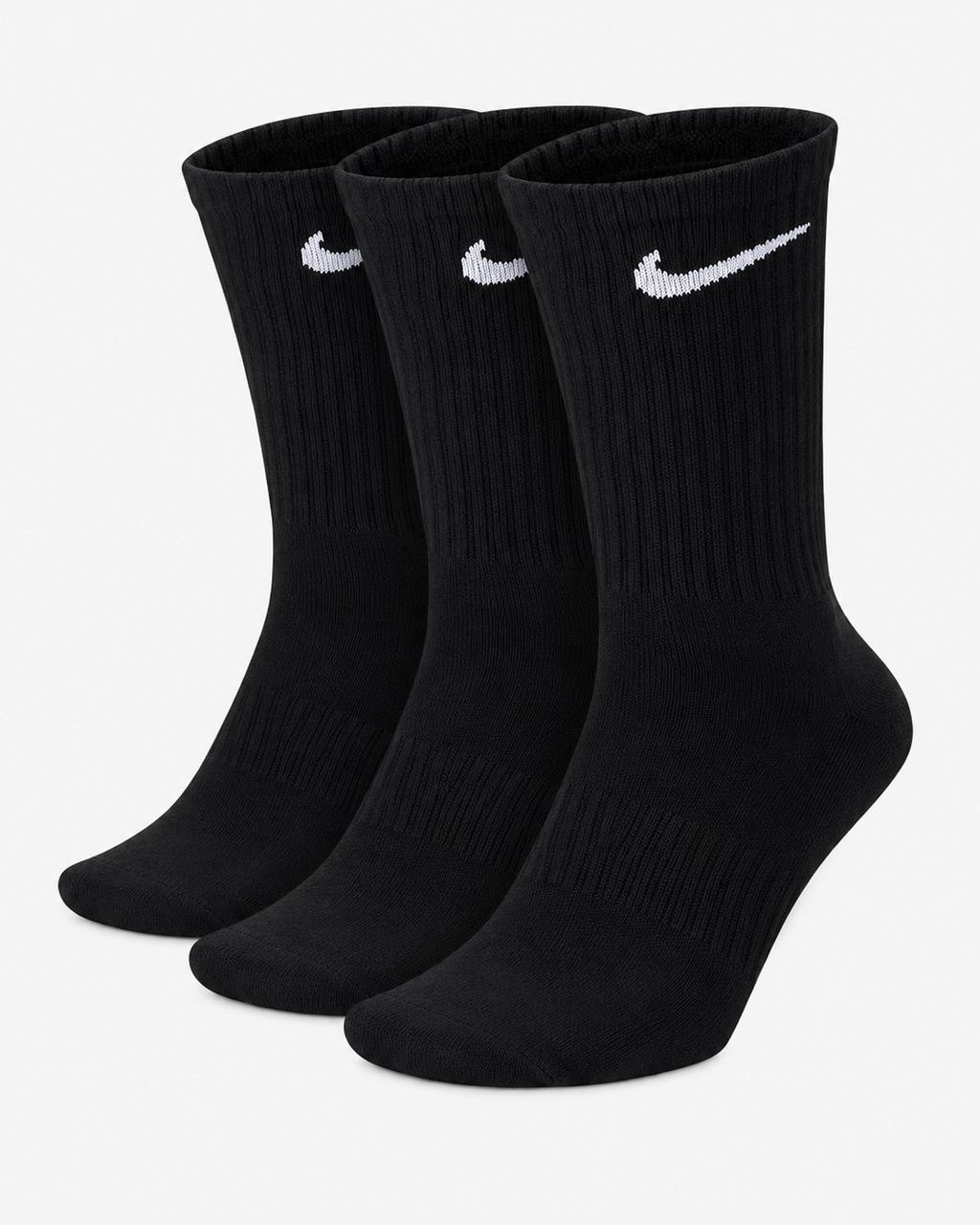 Nike Performance Crew Socks black 3 pack — gym accessories UAE