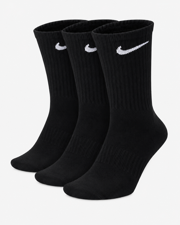 Nike Performance Crew Socks black 3 pack — gym accessories UAE