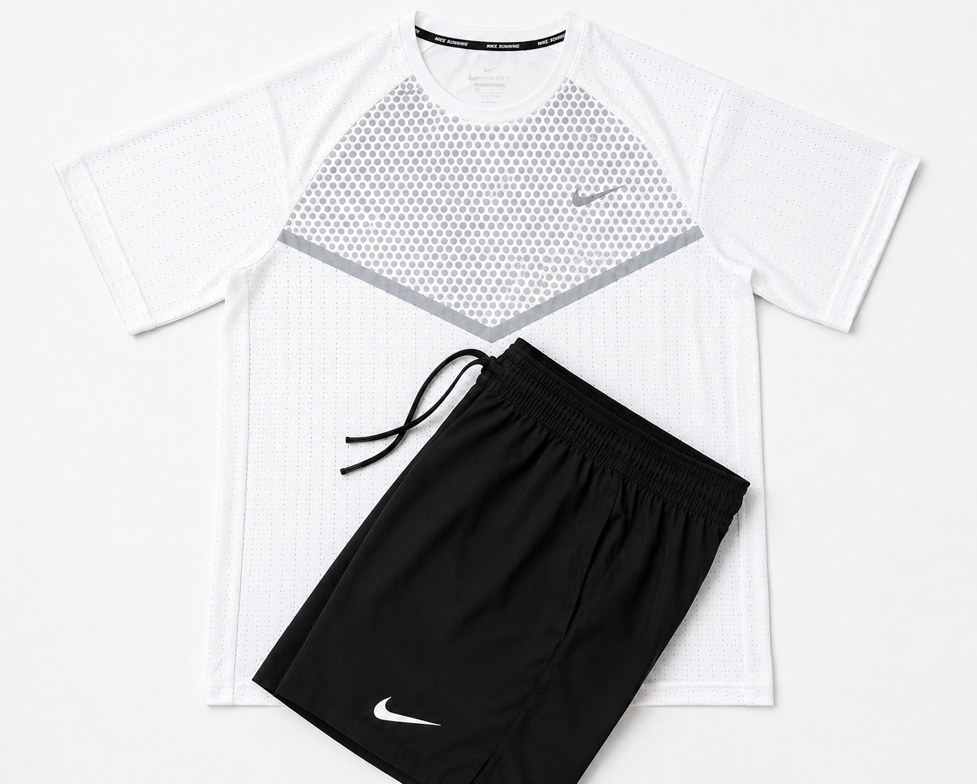 Nike white training set side — athletic wear UAE
