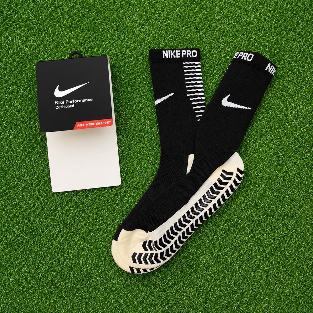 Nike Pro Grip Socks black — football grip socks UAE