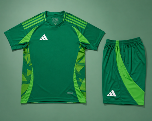Adidas green training kit — football kit UAE