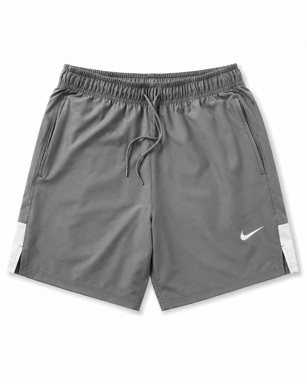 Nike gray training shorts side — athletic wear UAE